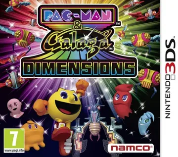 Pac-Man and Galaga Dimensions (Europe)(En,Fr,Ge,It,Es) box cover front